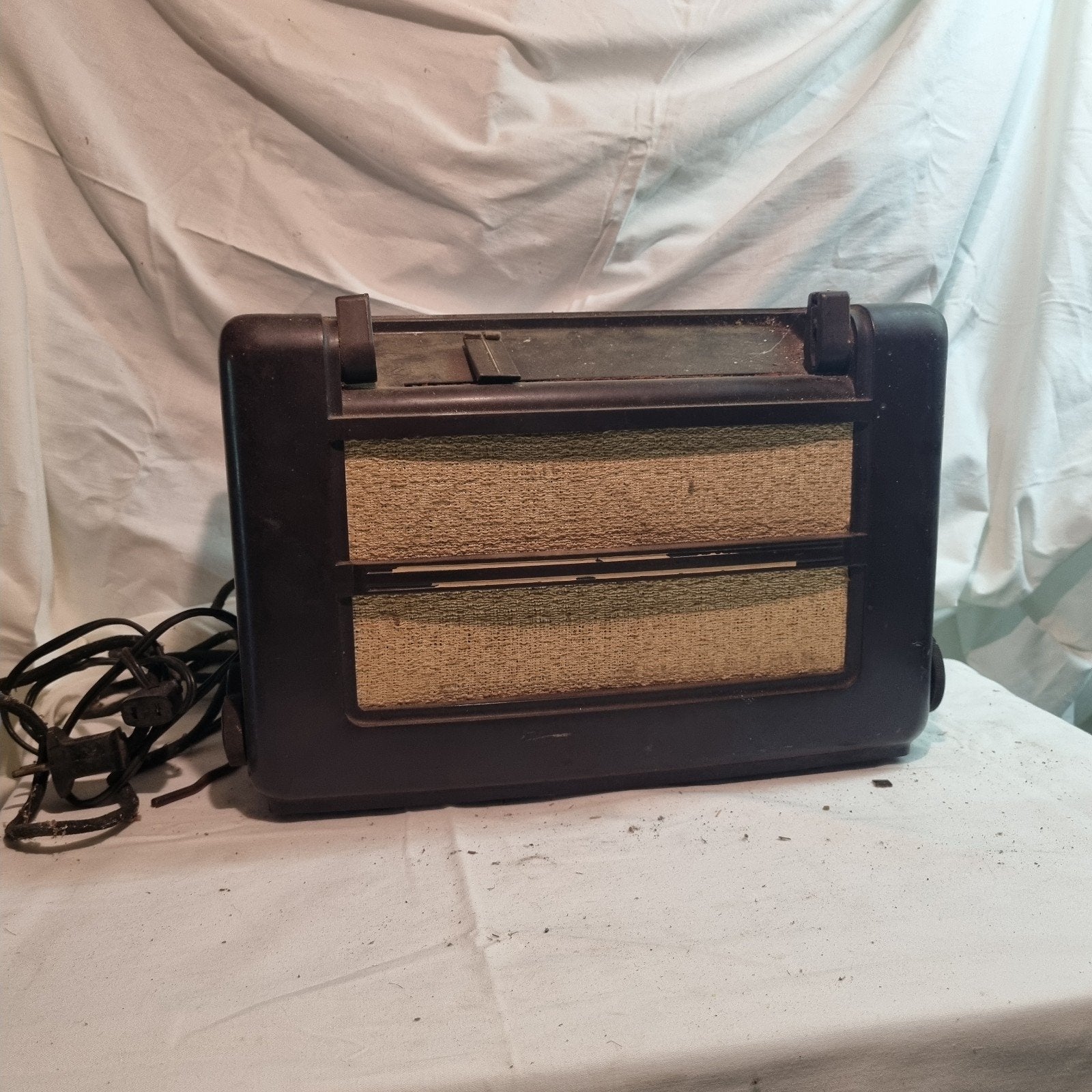Vintage Philips Radio Type 698U 20 - Klassieke Buizenradio, Ophalen of Verzenden, Gebruikt, Radio