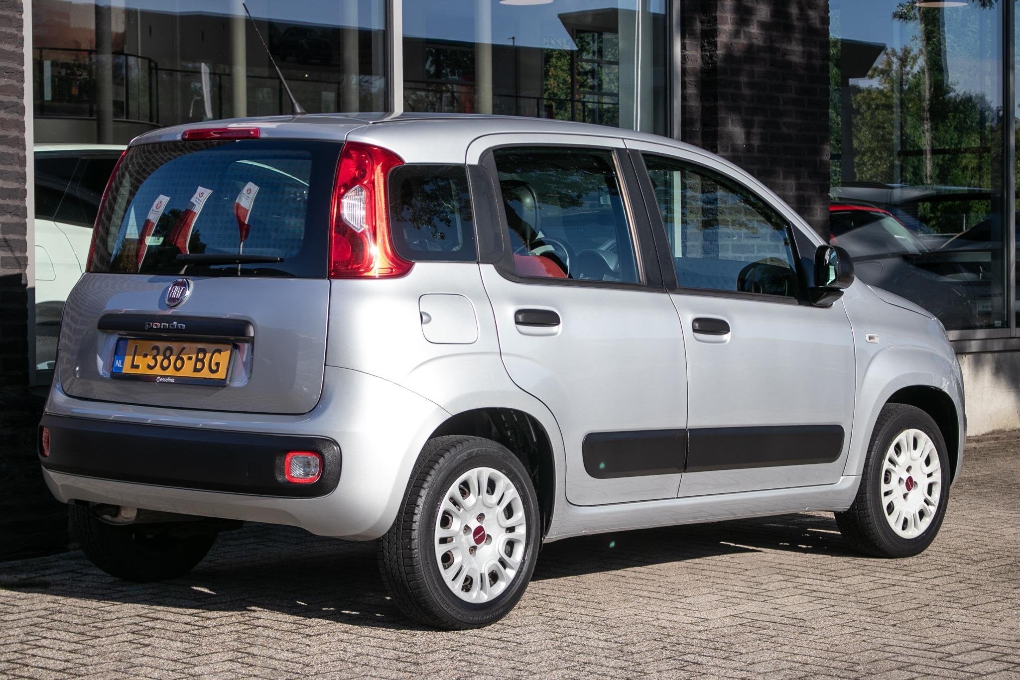 Fiat Panda 1.2 Popstar | Airco | Elek Ramen |, Auto's, Stof, Gebruikt, Start-stop-systeem, Bedrijf