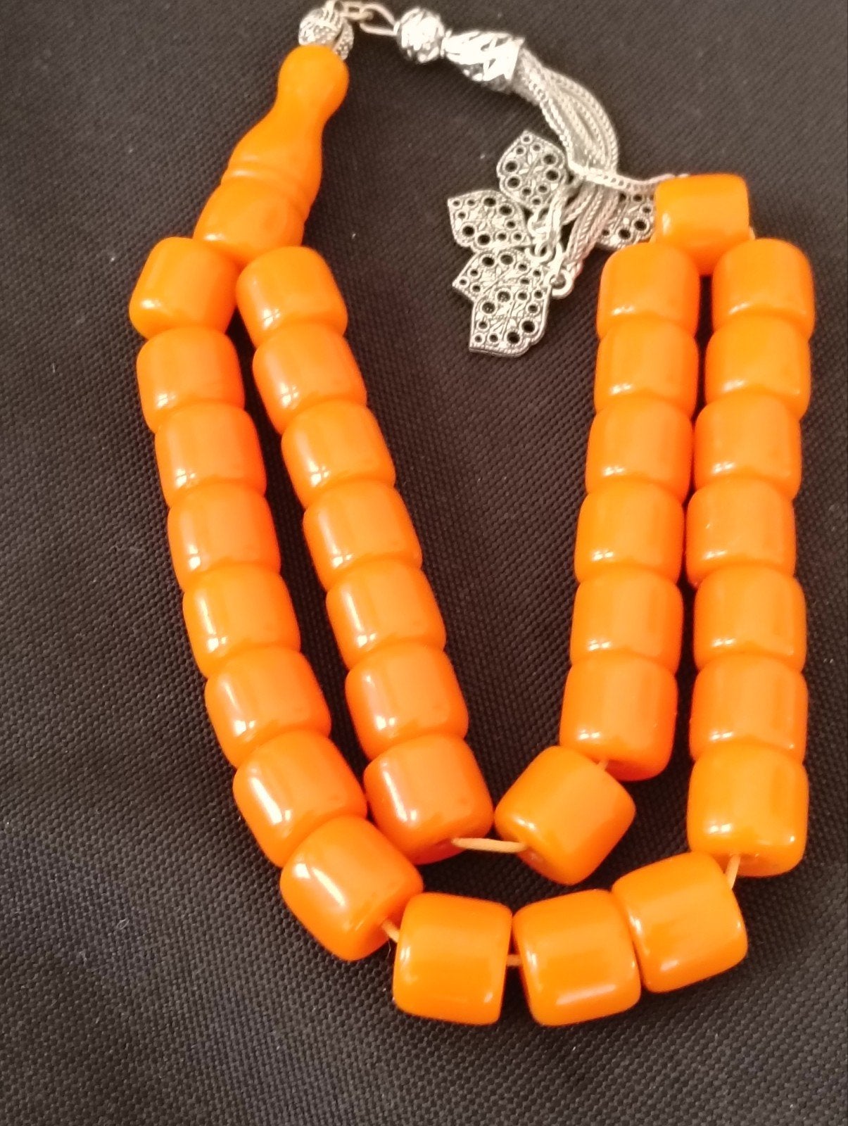 Pressed Amber Tesbih uit Turkije - Gebedskraal, Ophalen of Verzenden, Nieuw