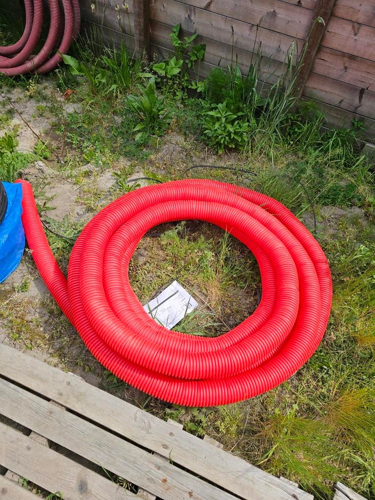 Mantelbuis 15 meter / 75mm incl kabelbescherming mof, Ophalen, Overige materialen, 6 meter of meer, Overige typen