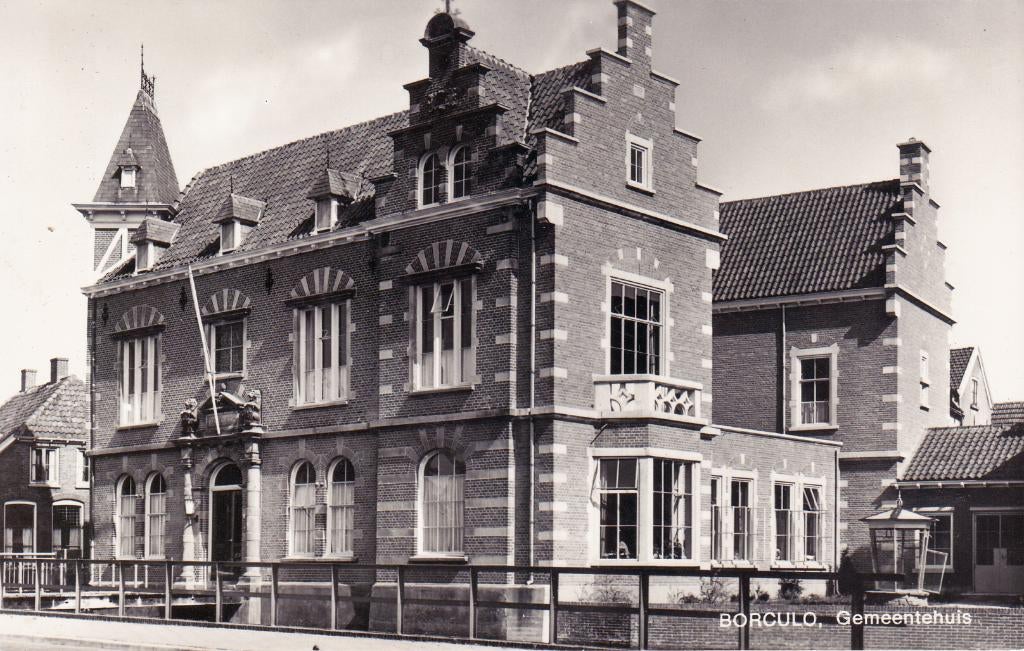05839 Borculo - Gemeentehuis - 1973, Verzenden, 1960 tot 1980, Ongelopen, Gelderland