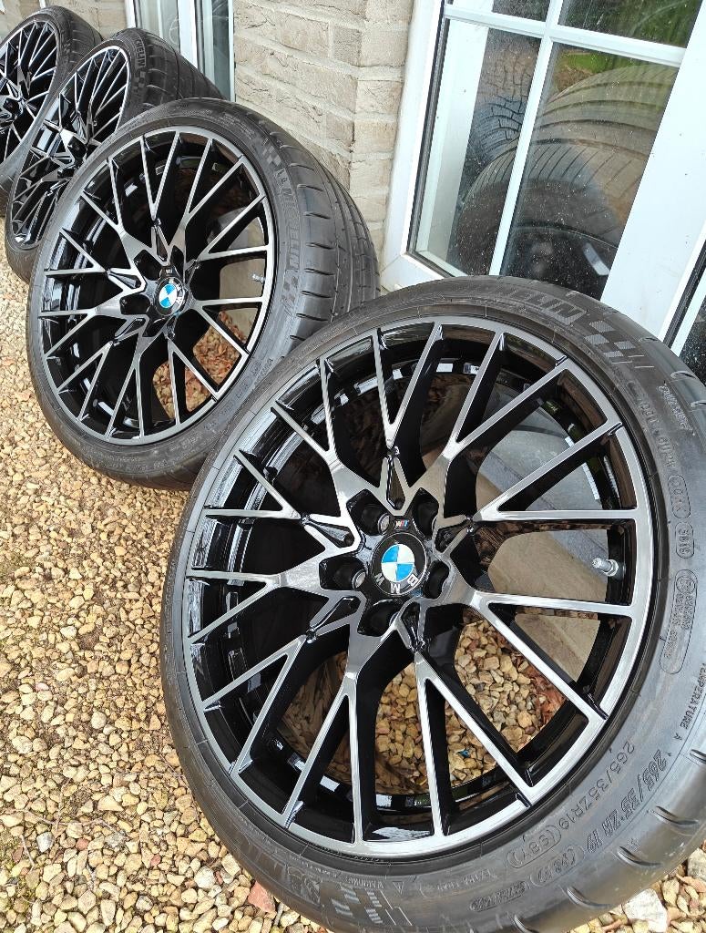 19" BMW M2 Velgen + Zomerbanden Michelin, 245 mm, Banden en Velgen, Nieuw, Personenwagen
