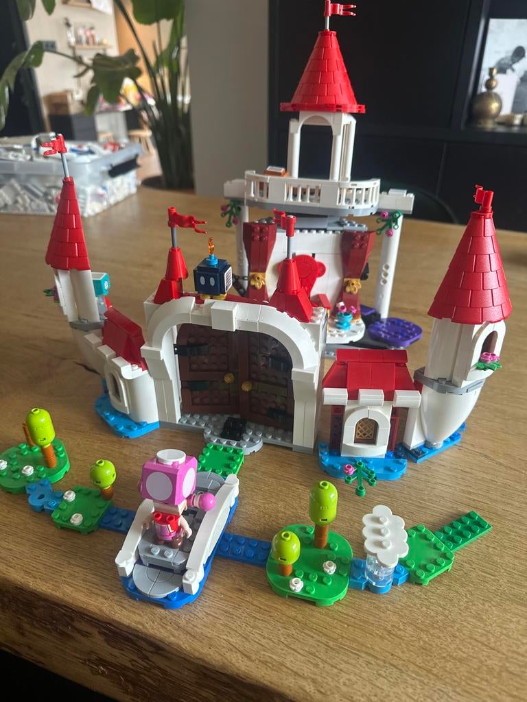 Peach' kasteel (71408) - Lego Super Mario, Ophalen of Verzenden, Gebruikt, Complete set, Lego