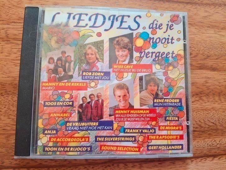 Liedjes die je nooit vergeet, Cd's en Dvd's, Ophalen of Verzenden, Zo goed als nieuw, Levenslied of Smartlap