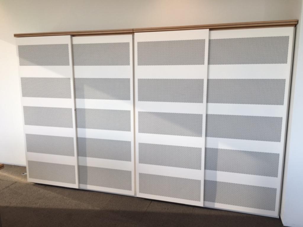 65 x Aspa K1 akoestische schuifdeurkast, H 200 x B 160 cm., Ophalen, Gebruikt, 200 cm of meer, 150 tot 200 cm