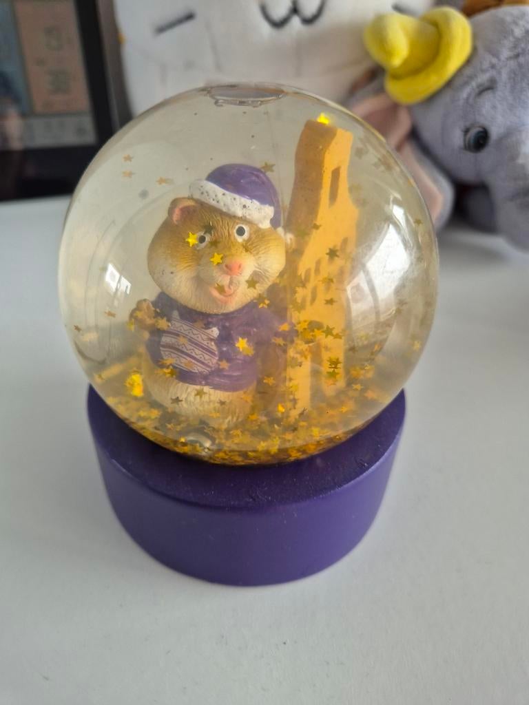 Albert heijn hamster sneeuwbol, Diversen, Kerst, Ophalen of Verzenden, Gebruikt
