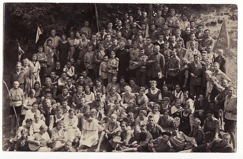 Fotokaart Welpenkamp / padvinderij Scouting (?), Verzamelen, Scouting, Ophalen of Verzenden, Nieuw, Overige typen