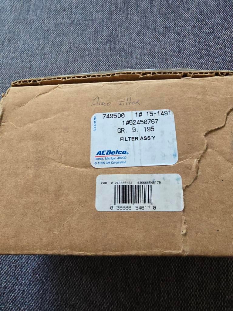 Chevrolet, Buick GM AC Delco 52450767 AC Airco Filter, Ophalen of Verzenden