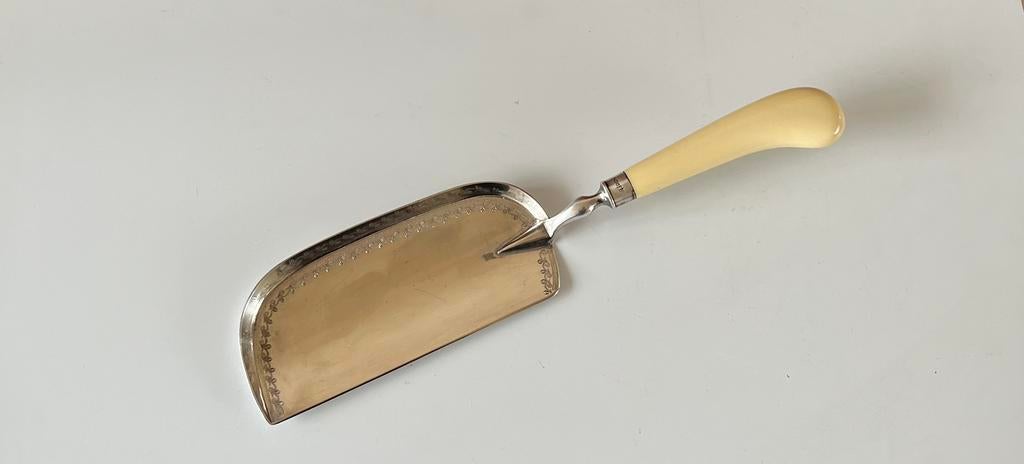 Antieke tafelschuier 1912 / 33.5 cm Incl verzenden, Antiek en Kunst, Antiek | Bestek, Verzenden