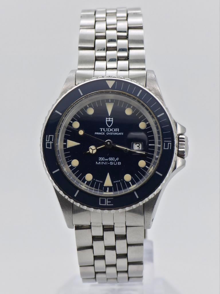 Tudor Prince Oysterdate Mini Sub 73090 Horloge zeldzaam, Overige merken, Staal, Staal, Polshorloge