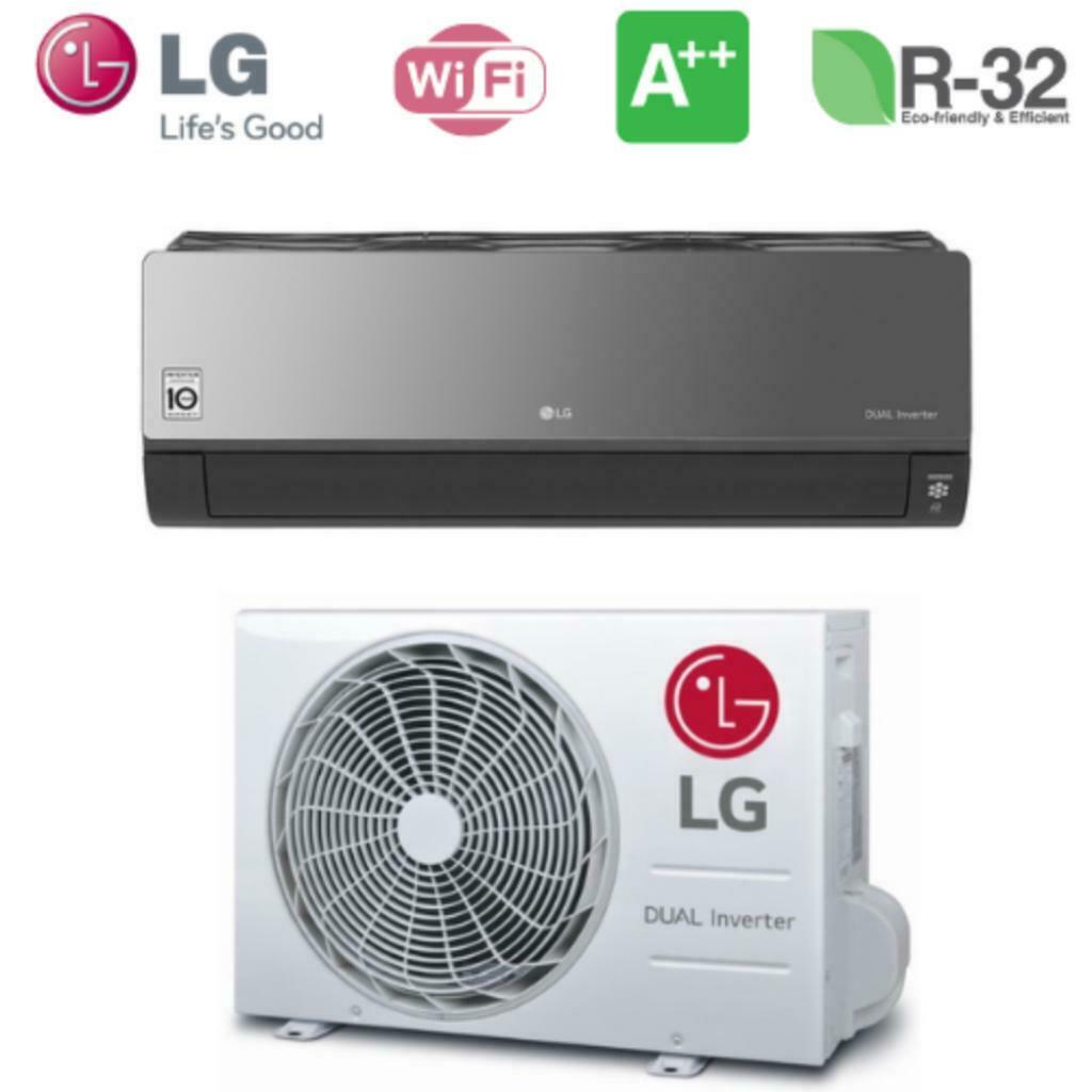 LG  "ARTCOOL BLACK"  EXTRA LAGE AANBIEDINGS PRIJS  !, Witgoed en Apparatuur, Airco's, Nieuw, Wandairco, Koelen en Ontvochtigen