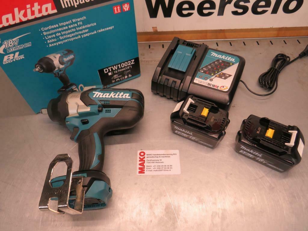 Makita DTW1002 18V Li-Ion Accu slagmoersleutel body - 1050Nm, Ophalen of Verzenden, Nieuw