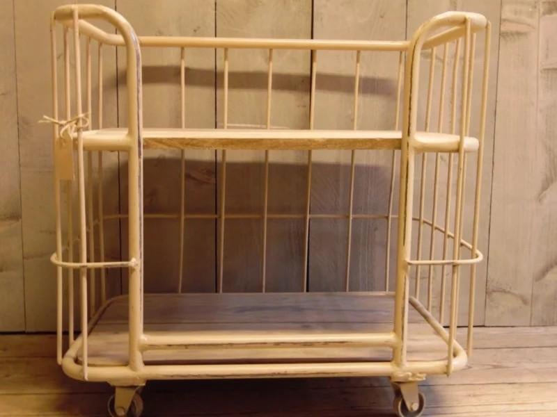 Keukentrolley roomkleur 63,5x43x60 cm, -, -, Nieuw, Ophalen of Verzenden