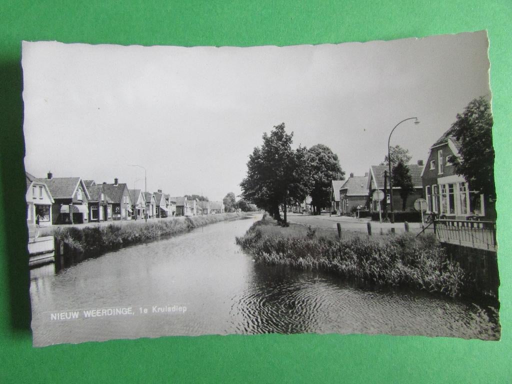 Nieuw Weerdinge - 1e Kruisdiep 1966, Ophalen of Verzenden, 1960 tot 1980, Ongelopen, Drenthe