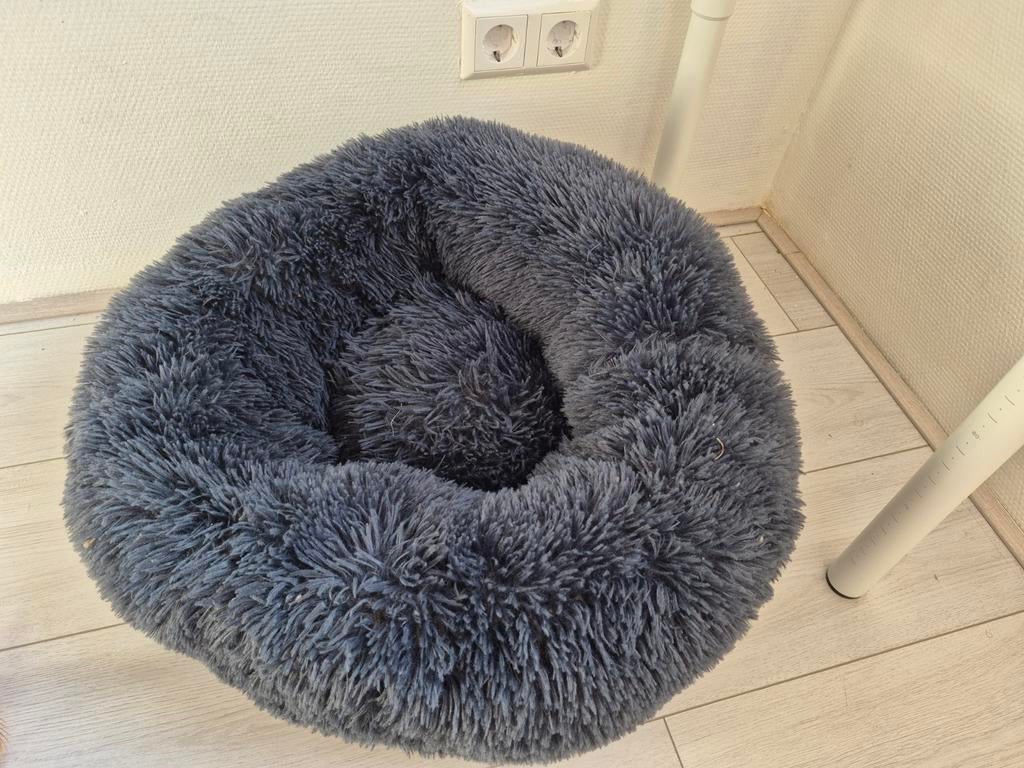 Adori Donut Katten mand/bed Bangalor, Donker Blauw, Dieren en Toebehoren, Kattenmanden, Ophalen, Zo goed als nieuw, Pluche