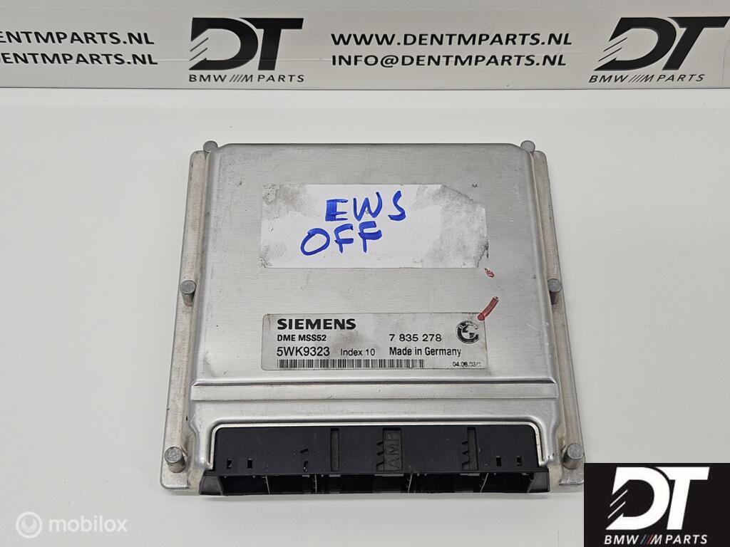 DME ECU MSS52 EWS OFF BMW M5 E39 S62 V8 S62B50 12147835278, Auto-onderdelen, Gebruikt, Ophalen of Verzenden, BMW, BMW