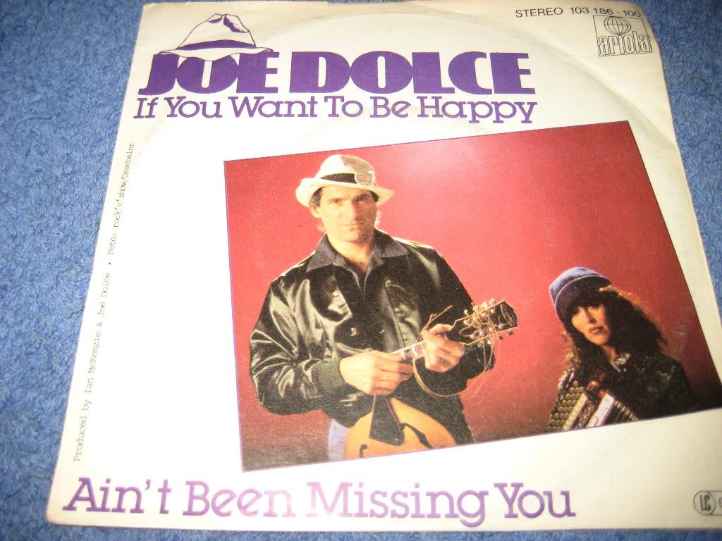 Joe Dolce: If you want to be happy, Ophalen of Verzenden, Zo goed als nieuw, Pop, Single