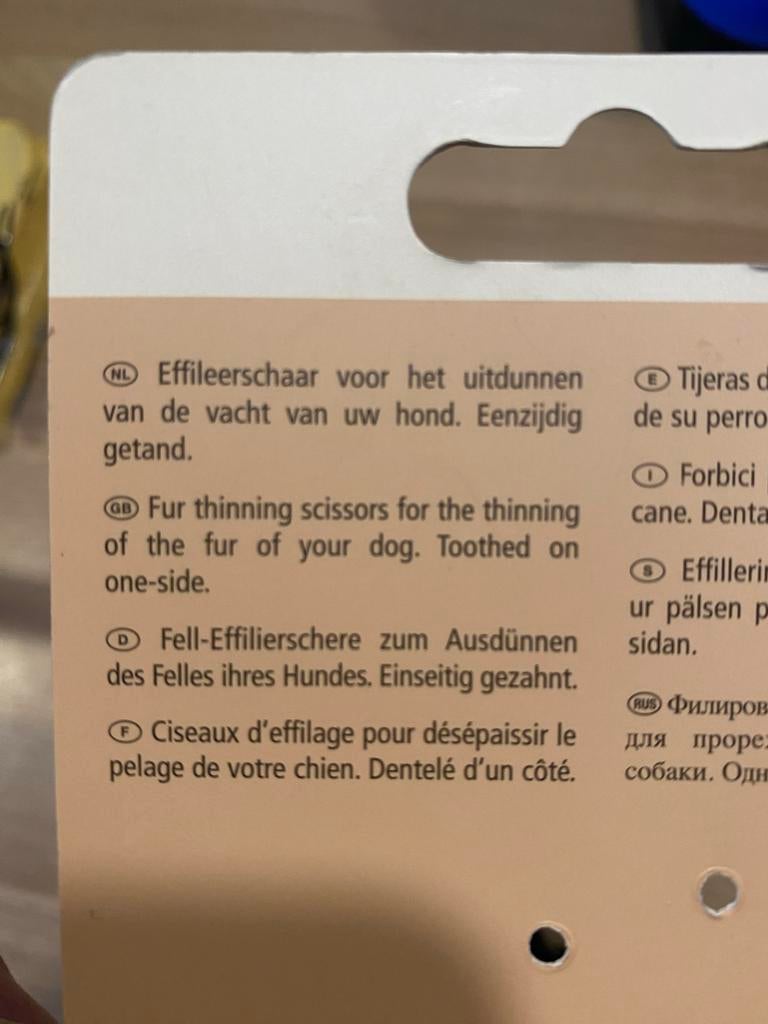 Effileer schaar, Dieren en Toebehoren, Ophalen of Verzenden, Nieuw