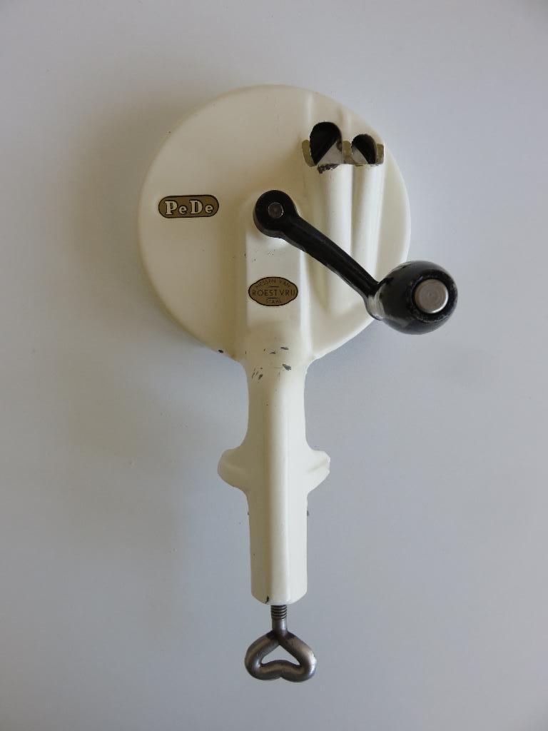 PeDe snijbonenmolen snijbonenmaler bonensnijder, Antiek en Kunst, Ophalen of Verzenden
