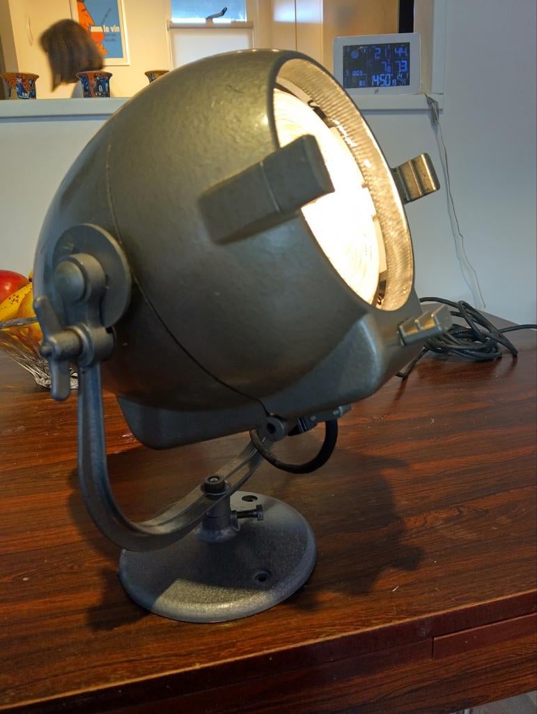 Strand electric pat 123 theaterspot met originele voet., Ophalen of Verzenden, Zo goed als nieuw, Metaal