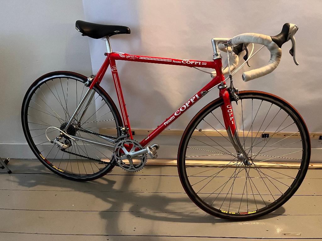 FAUSTO COPPI racefiets 52cm CT, 28 inch, Gebruikt, Staal, 49 tot 53 cm