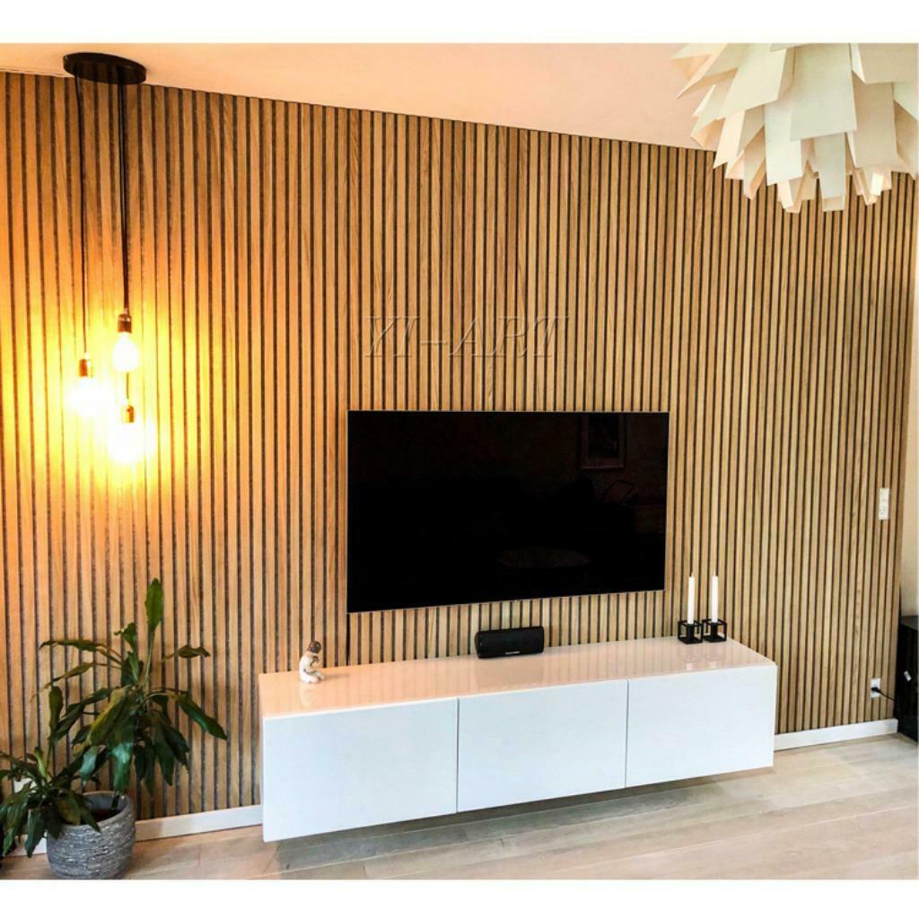 akoestische Eiken Wandpanelen Muurbekleding Akupanelen ACTIE, Ophalen of Verzenden, Nieuw, Hout
