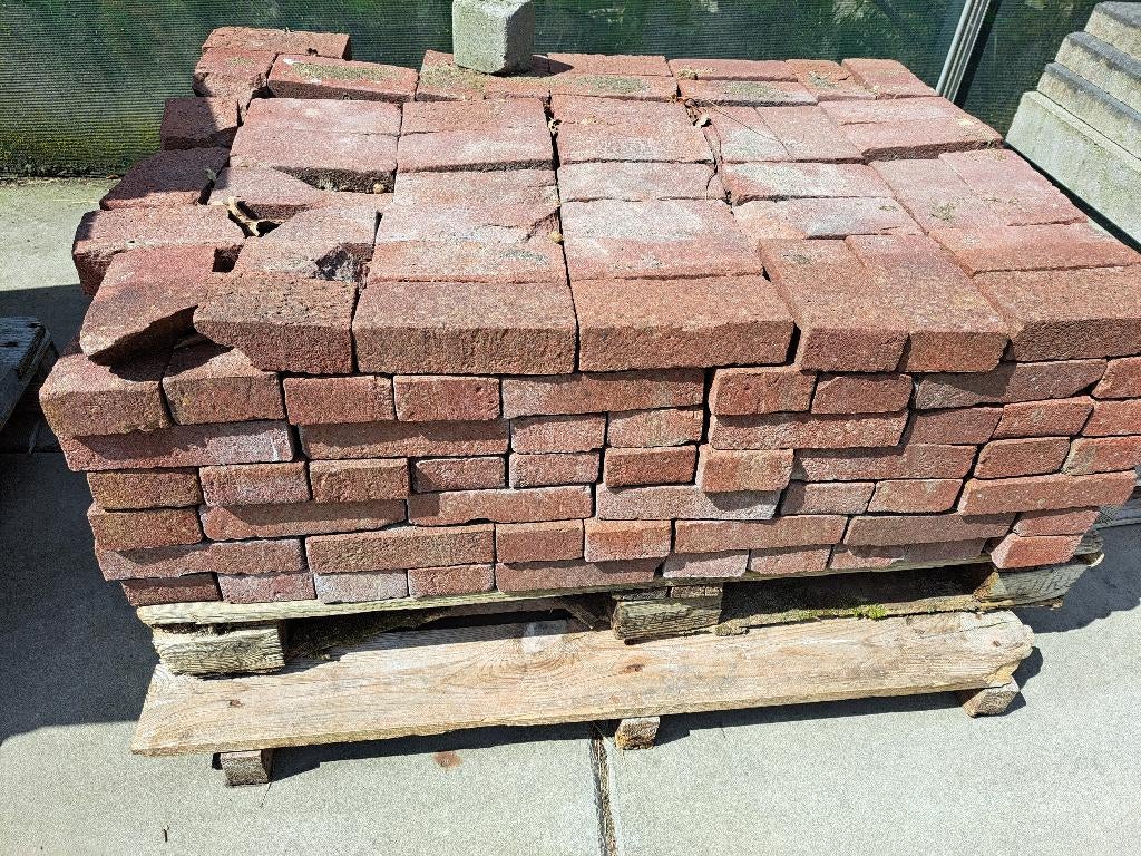 Metsel stenen rood, Doe-het-zelf en Verbouw, Metselstenen, Ophalen of Verzenden, Nieuw, Bakstenen