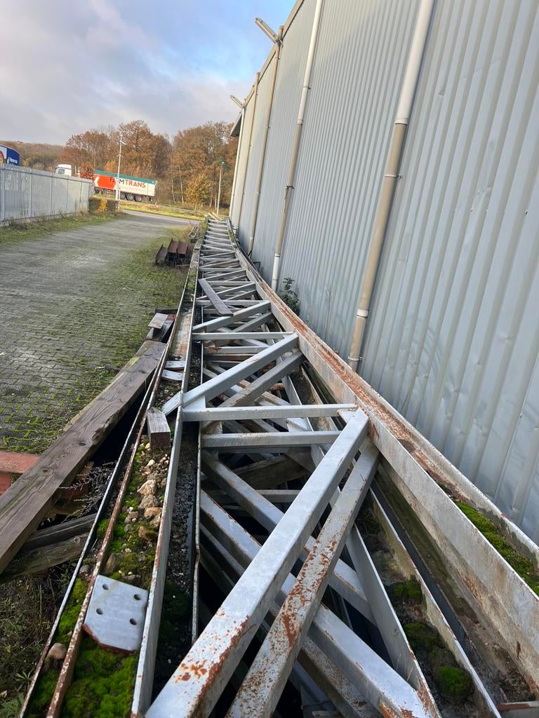 Spanten 24m, Doe-het-zelf en Verbouw, Metalen, Ophalen, Gebruikt, Overige metalen