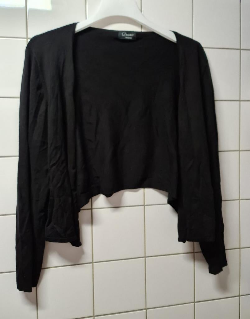 Mooi zwart vestje van Dresses Yessica (C&A), Kleding | Dames, Verzenden, Maat 46/48 (XL) of groter, Zo goed als nieuw, Yessica