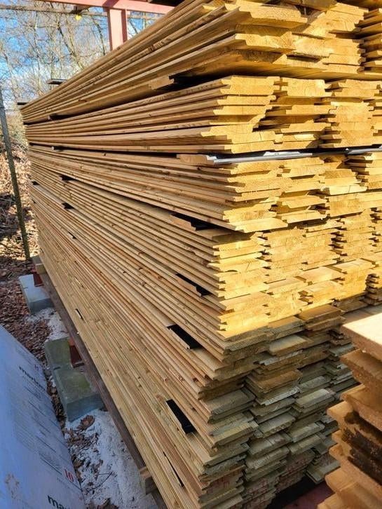 Rabat 19x127mm vuren geïmpregneerd 210 en 330cm aanbieding, Doe-het-zelf en Verbouw, Hout en Planken, Minder dan 25 mm, Nieuw