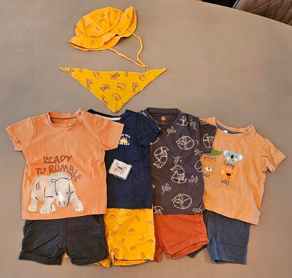 Grote zak jongenskleding mt 74 C&A, Hema, Flinq o.a. 30 sets, Kinderen en Baby's, Ophalen, Gebruikt, Jongetje