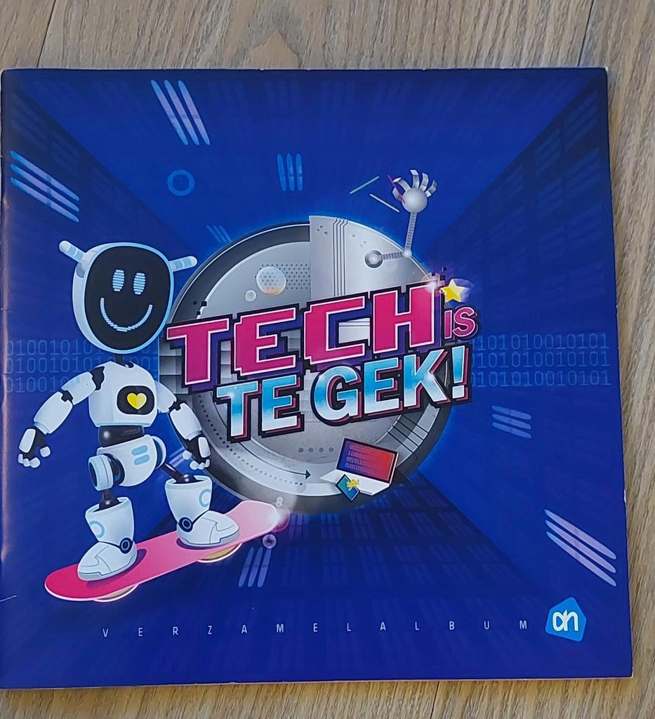 Tech is te gek! Compleet sticker verzamelalbum AH, Albert Heijn, Ophalen of Verzenden