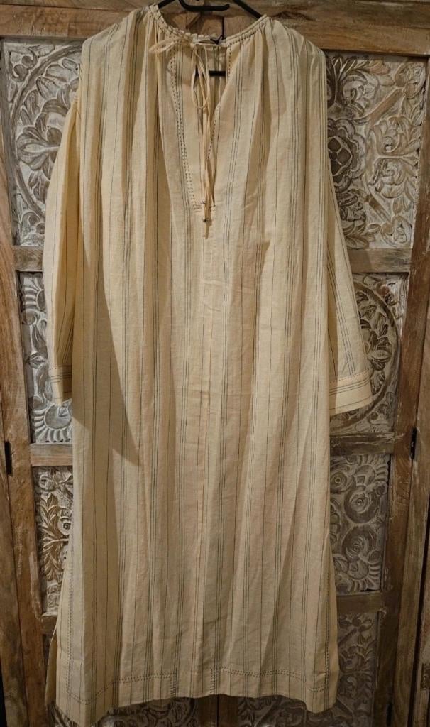 Linnen jurk maxi maat s, Kleding | Dames, Overige kleuren, Zara, Nieuw, Ophalen of Verzenden
