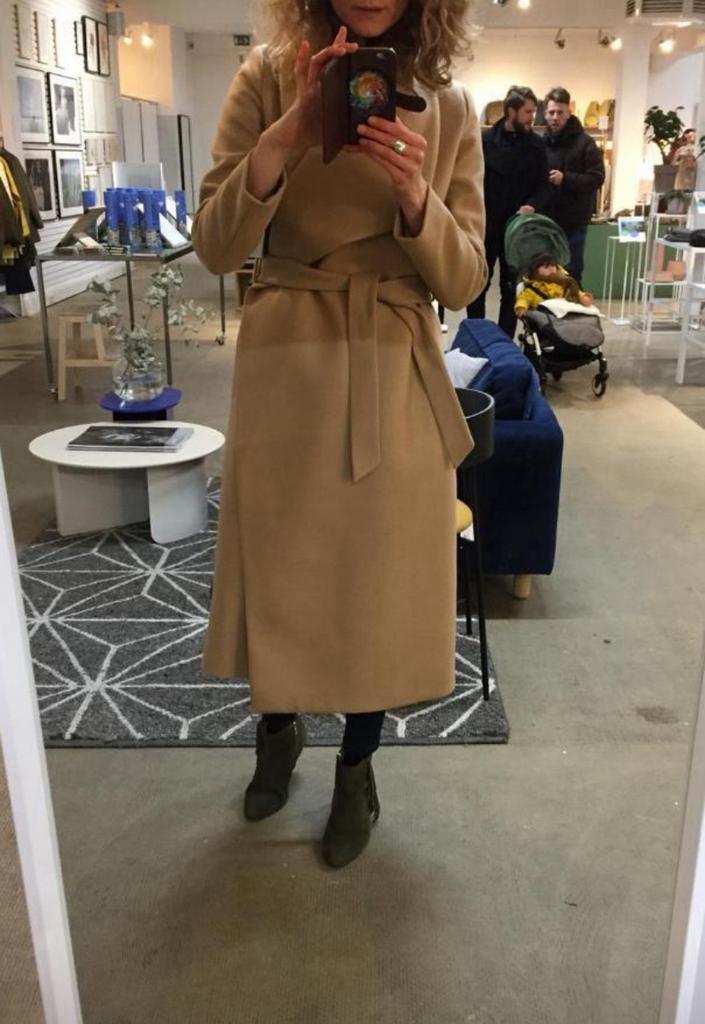 Ivy & Oak jas maat 38/Medium, Kleding | Dames, Jassen | Winter, Zo goed als nieuw, Maat 38/40 (M), Bruin, Ophalen of Verzenden