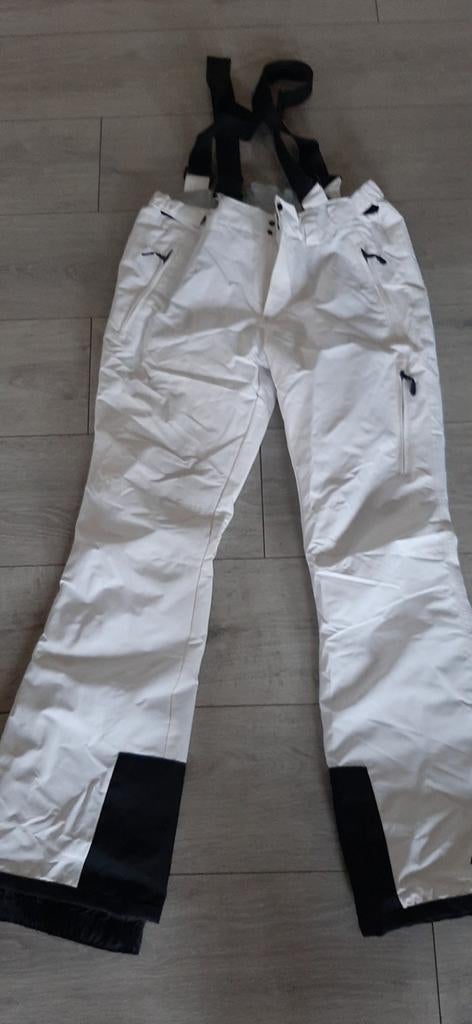 Witte Falcon skibroek, Broek, Falcon, Maat 42/44 (L), Ophalen of Verzenden