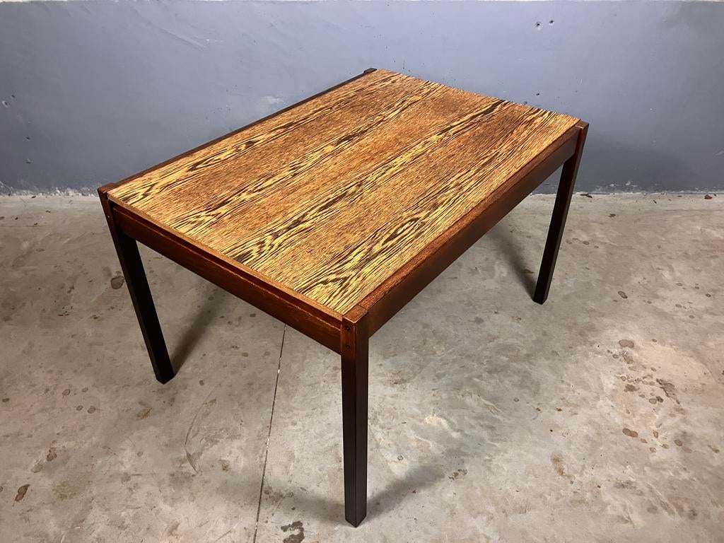 Pastoe Wengé tafel bureau Braakman uitschuifbaar, Huis en Inrichting, Tafels | Eettafels, Ophalen, R, Gebruikt, 100 tot 150 cm