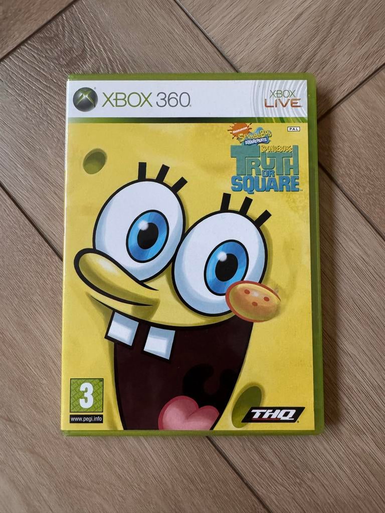 Xbox 360 Game - SpongeBob's Truth or Square, Avontuur en Actie, Online, Gebruikt, 1 speler