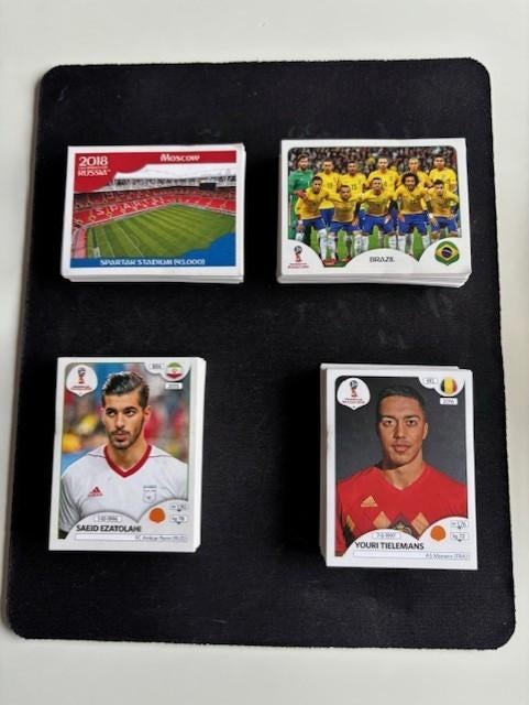 Panini Russia2018 losse stickers uitzoeken zwarte achterkant, Verzenden, Nieuw, Buitenlandse clubs, Poster, Plaatje of Sticker