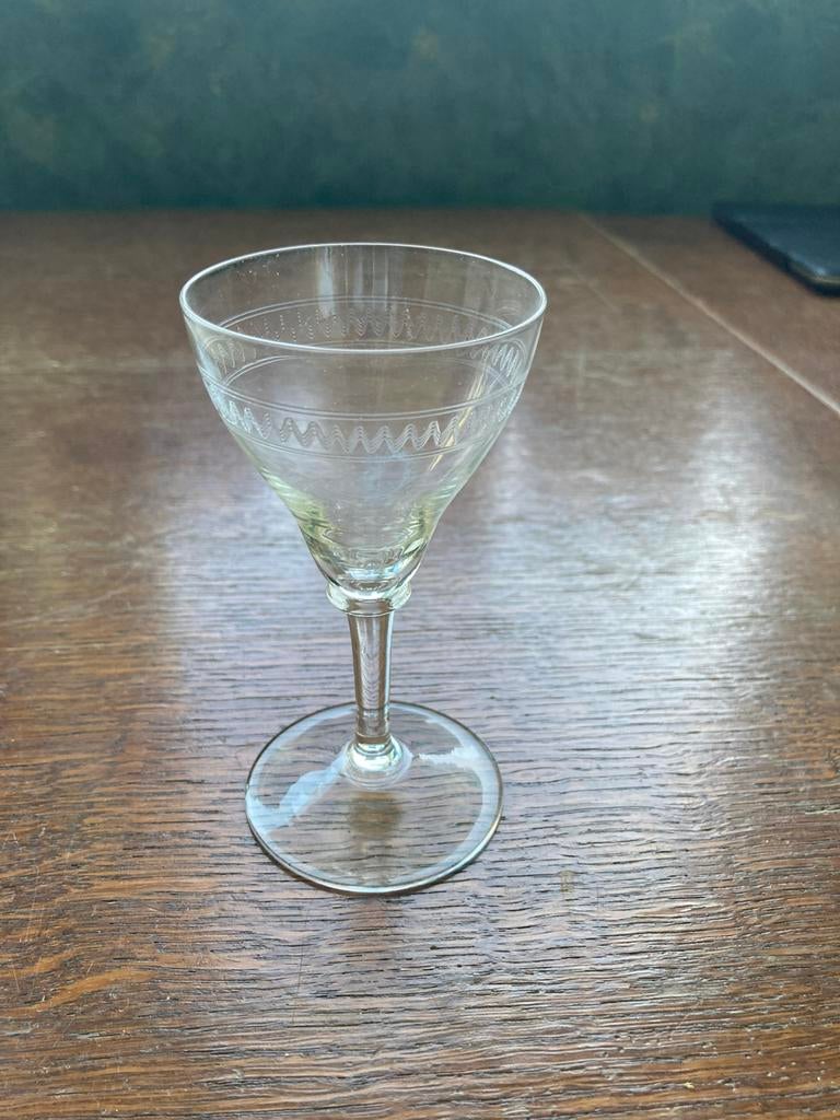 Oude borrelglaasjes, Verzamelen, Glas en Borrelglaasjes, Ophalen of Verzenden, Zo goed als nieuw, Bierglas