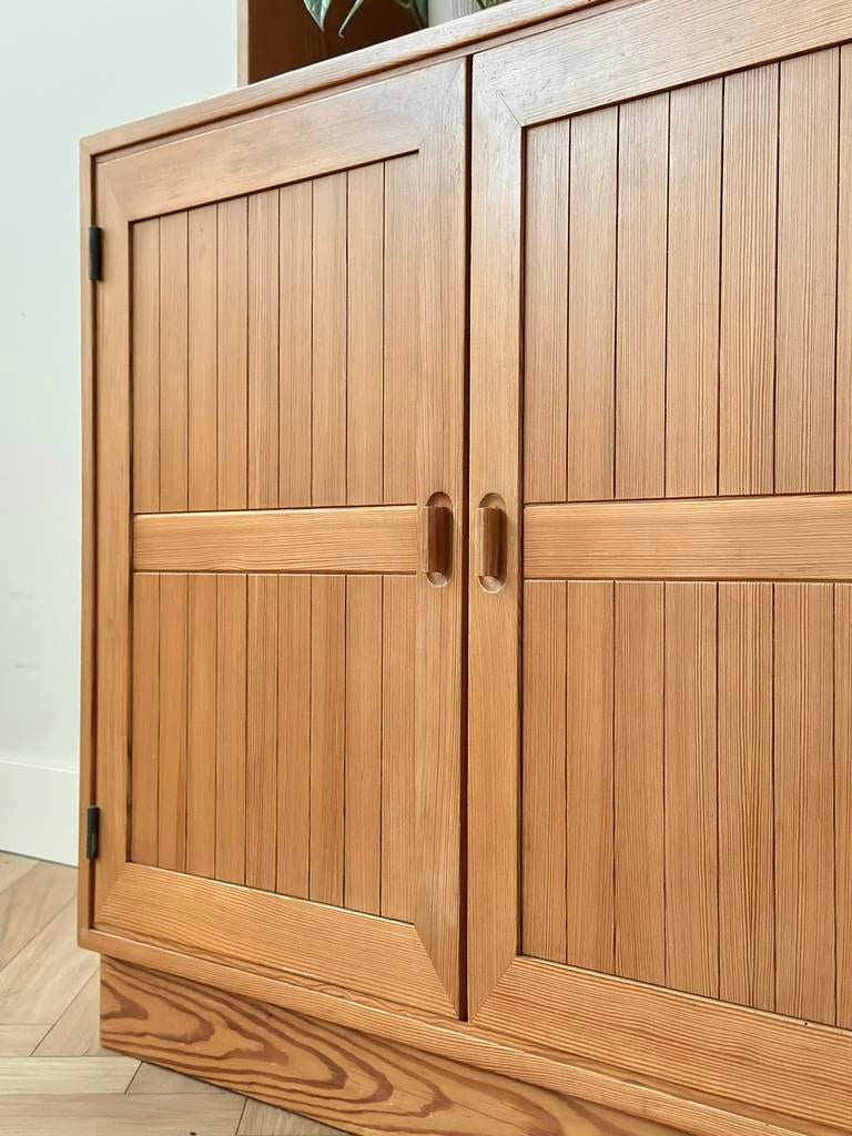 Vintage wandkast grenen hout jaren 50/60/70/80, Huis en Inrichting, Kasten | Wandmeubels, Ophalen, Minder dan 150 cm, 25 tot 50 cm