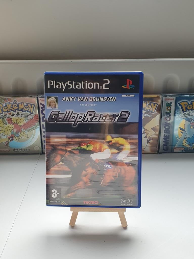 Gallop Racer 2 - PS2 Paardenspel, Info@tecmo.co.jp, Gebruikt, 1 speler, Ophalen of Verzenden