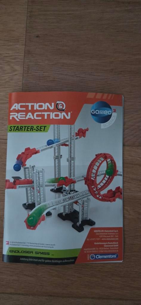 Knikkerbaan - Action & Reaction Starter Set, Ophalen of Verzenden, Gebruikt, Overige merken
