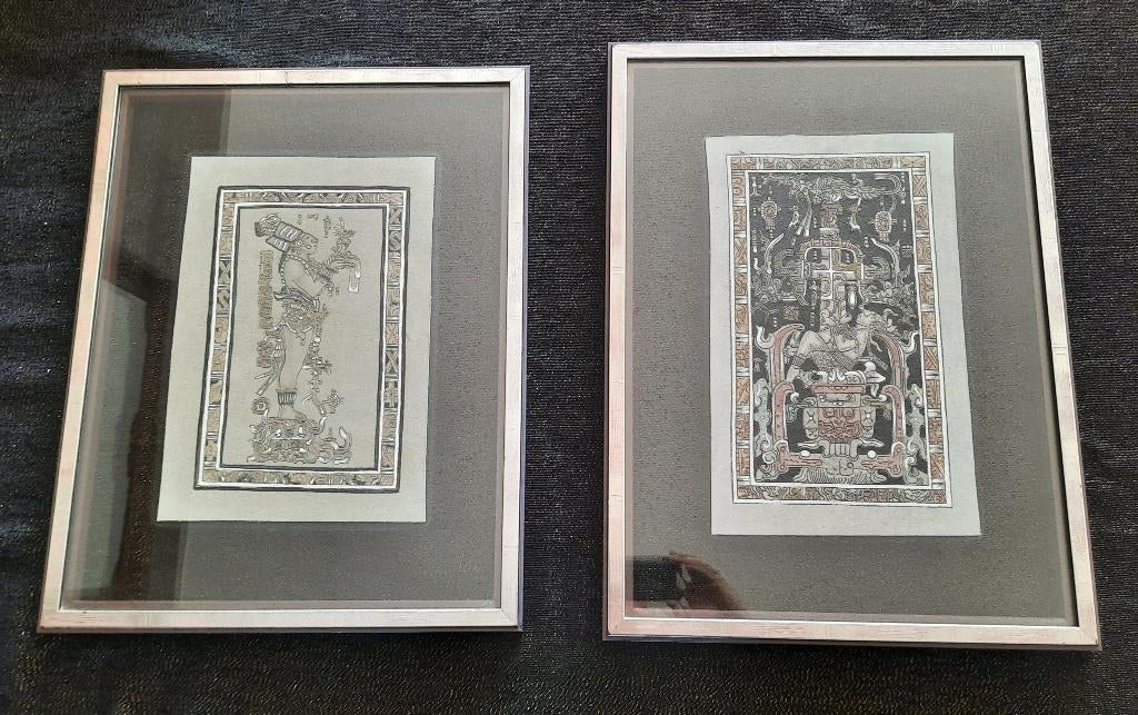 Oude unieke afbeelding van PAKAL DE GROTE MEXICO., Ophalen of Verzenden