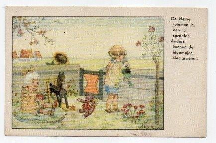 Illustrator Riet Raaphorst 1939, Ophalen, 1920 tot 1940, Gelopen