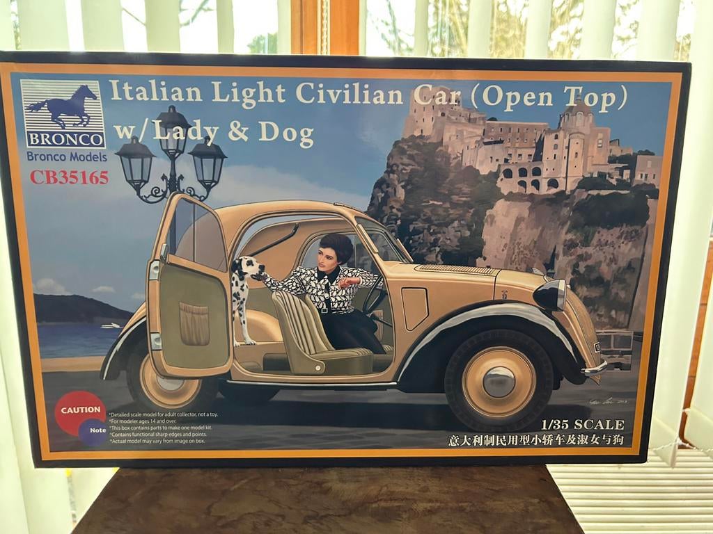 1/35 Bronco C35165 Fiat Topolino jaren 30/40, Hobby en Vrije tijd, Modelbouw | Auto's en Voertuigen, Nieuw, Auto, 1:32 tot 1:50