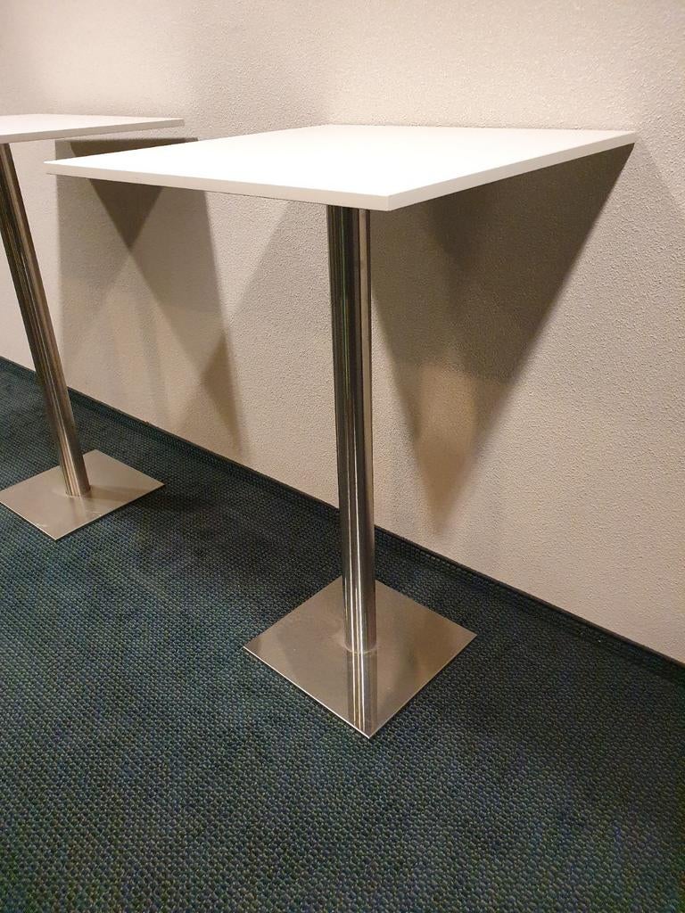 Statafel 80x80 blad 2 beschikbaar, nieuw blad naar keuze!, Ophalen, Zo goed als nieuw, Vst, Industriestraat 5