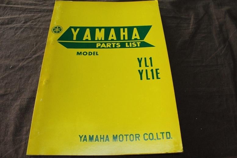 Yamaha YL1 YL1E 1967 motorcycle parts list 100cc, Motoren, Ophalen of Verzenden, Yamaha