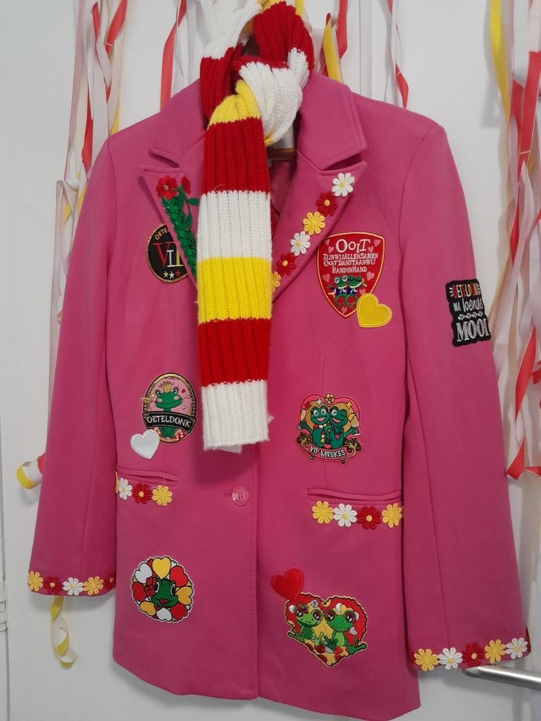 Oeteldonks jasje carnaval, Ophalen of Verzenden, Zo goed als nieuw, Kleding, Maat 36 (S)