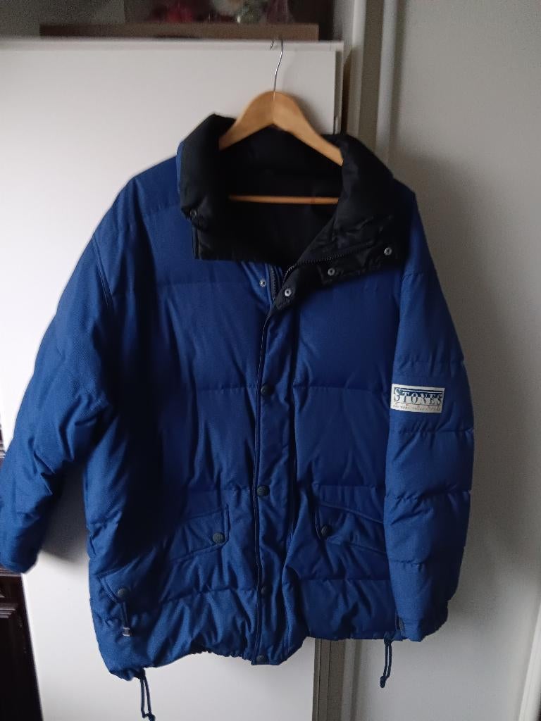 herenwinterjas, Kleding | Heren, Ophalen, Zo goed als nieuw, Maat 52/54 (L), Blauw