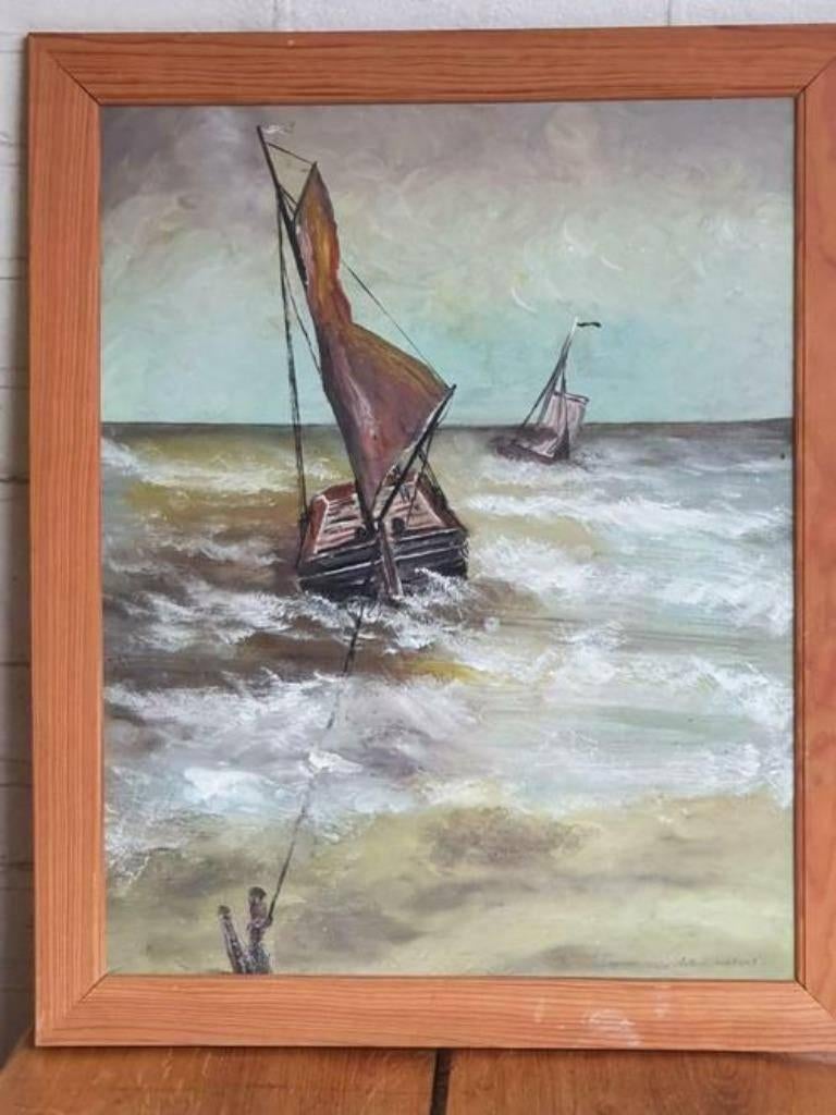 Johannes Bertus Steinfort 1920 -2008 voor anker., Antiek en Kunst, Ophalen